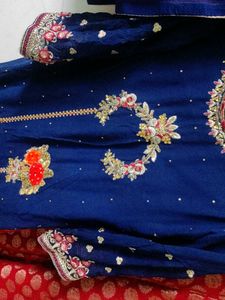 Blue Embroidered Salwar Kameez