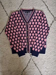 Floral Cropped Cardigan
