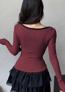 Ribbed Long Sleeve Top