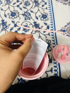 Miniso Cute Sipper Pink With Straw