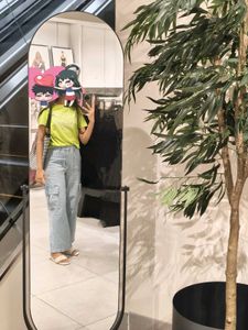 Light Wash Cargo Jeans