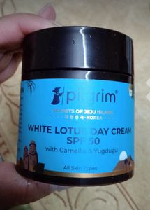 PILGRIM Korean White Lotus Face Cream with SPF 50