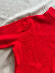 Red Turtleneck Sweater