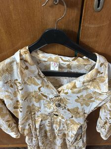 Floral Print Shirt Dress