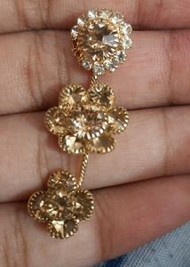 Flower Golden Earrings