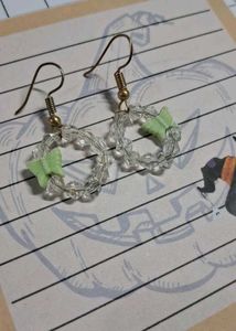 ~ Mint Loops Earrings~