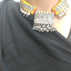 Oxidised New Choker Set