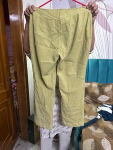 Zara Yellow Flare Pants