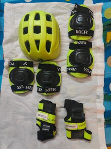 Yonker QUAD ROLLER SKATES FOR KIDS With Safety Kit