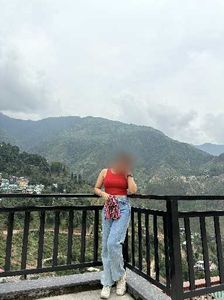 beautiful red crop top