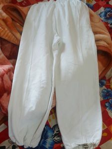White Joggers