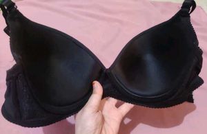 Zudio Black Heavy Padded Wired Bra,Big Size