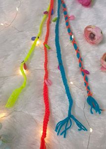Colorful Braided Hair Accessory (Garba)