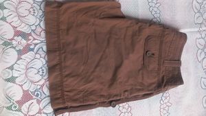 Short Jeans Brown Color