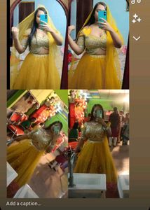 Yellow Lehenga Choli