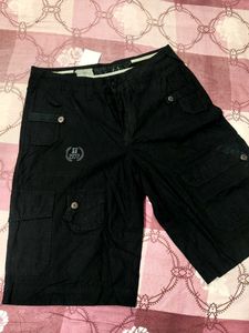 Men's Black Cargo Shorts