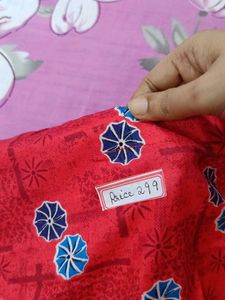 Red Floral Nighty