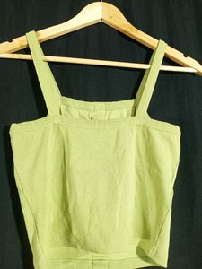 Only Green Western Crop Top(women&#39;s?