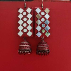 Red Jhumka Earrings❤️