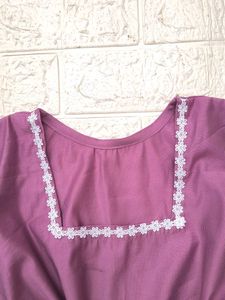 Lavender Short Kurti🪻