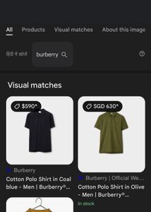 Burberry Authentic Polo Tshirt For Men
