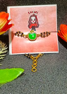 Green Apple Mangalsutra Bracelet