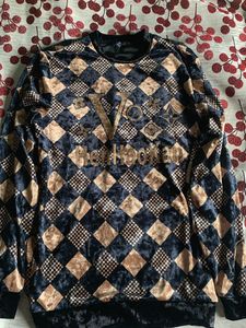 Velvet Patterned Sweater