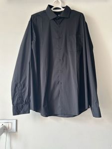 Men&#39;s Black Long Sleeve Shirt XXL