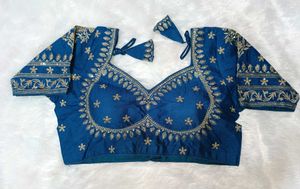 Sabyasachi Blue Blouse