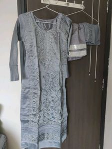 Elegant Embroidered Kurta Set