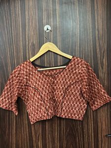 Cotton Red Blouse 🫶🏻