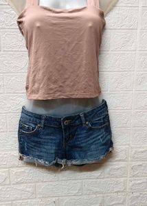 Small Size Denim Short Jeans For Women