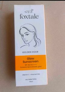 Foxtale Golden Hour Glow Sunscreen SPF 50