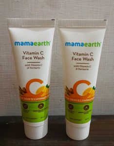 Mamaearth Vitamin C Face Wash Pack Of 2
