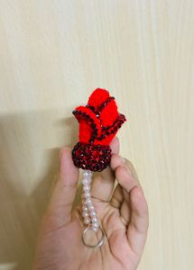 Rose Key Ring
