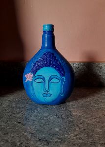 Buddha Bottle Painting