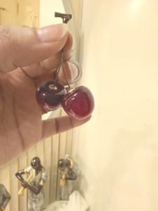 Cherry Drop Earrings