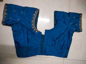 Price Drop 🥳Peacock Blue Maggam Blouse