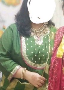 Elegant Green Embroidered Kurta