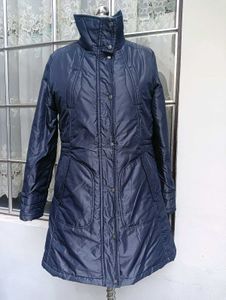 Metallic Dark Blue Jacket With Inner