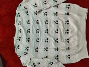 Cherry Print Sweater🍒