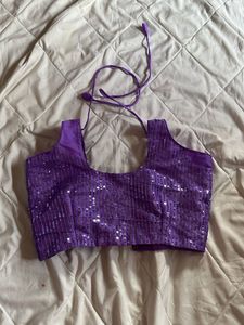 Purple sequence Blouse (NEW)