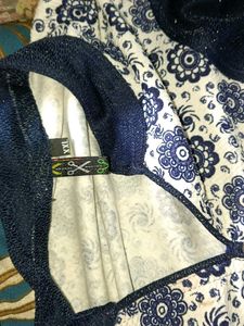 Blue Glitter Dress