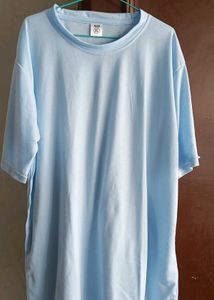 Light Blue T-Shirt in pure cotton