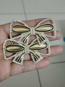 Golden Colored Hair Clips