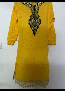 yellow kurta