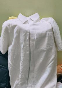 Whitehalf hand  Button- Shirt for men’s