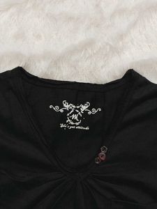🆕 Black Top 🖤🩶