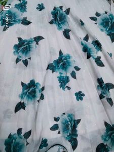 Floral Green Ethnic Gown
