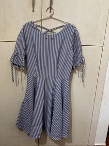 Women Lavender Dress Knee Length | 30-32 Inch Bust